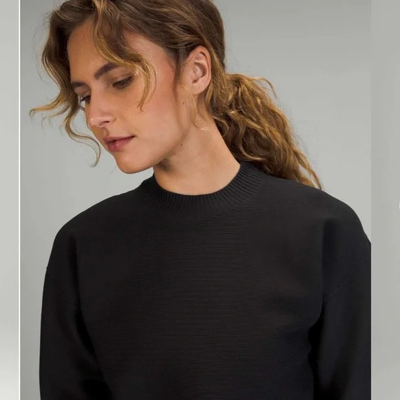 Lululemon All Around Crewneck Sweater Black - Picture 4 of 11